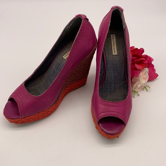 Clavin Klein Jeans Shoes - Callvin Klein Jeans High Wedge Shoe